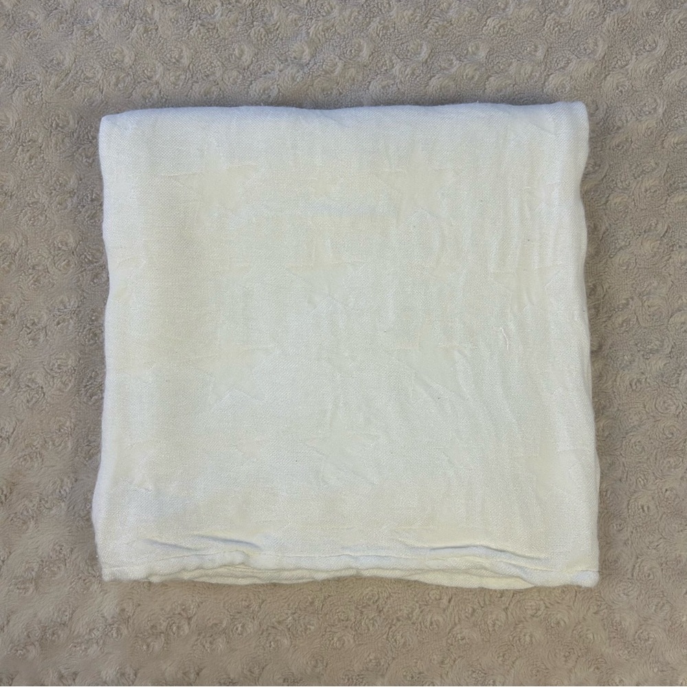 Tula Solid White Stars Leo Baby Swaddle Blanket Bamboo Viscose 2016 Poland